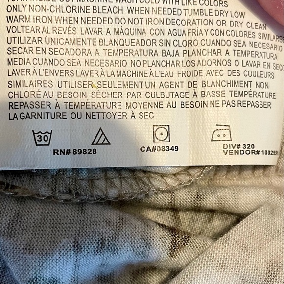 Erika Brown and White 3/4 Sleeve 1X Tunic GUC - Picture 7 of 8